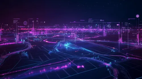 Multi-sensor data visualization showing autonomous vehicle perception